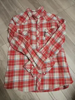 H.R. MARKET レッド・チェック 長袖シャツ サイズ2 値引き可能