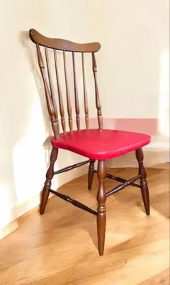 IKEA イケア ノッラリード ダイニングチェア 赤 北欧 ウィンザーチェア
