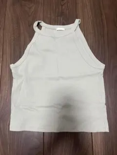 【美品】GU キャミソール ライトグリーン