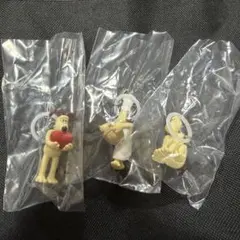 ウォレスとグルミット めじるしアクセサリー ガチャガチャ 3点