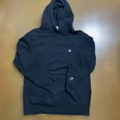 Champion ブラック フード付きパーカー L　レディース