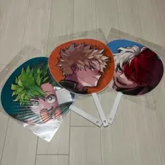 僕のヒーローアカデミア　ヒーロー応援　ジャンボうちわ　緑谷出久　爆豪勝己　轟焦凍