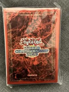 遊戯王　WCS 2018赤スリーブ　100枚　中古品 遊戯王 WCS2018 スリーブ 赤 未開封100枚入り ワールドチャンピオン