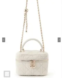 2Wayキルティングバニティバッグ