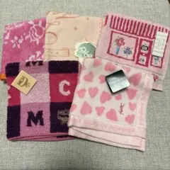 【新品・訳あり】ブランドハンカチ 5枚おまとめ売り