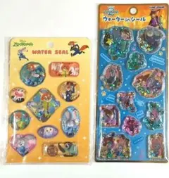 ズートピア　ウォーターインシール　ズートピア　ウォーターシール