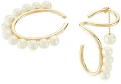 卒入学シーズンに！CELFORD アシンメトリーパールイヤーカフ