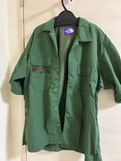 THE NORTH FACE 半袖シャツ L グリーン