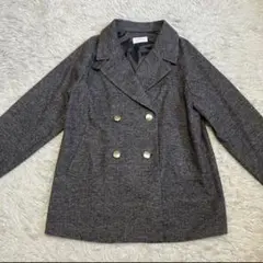 【極美品】GLOBAL WORK 軽やかストレッチ衿2WAYコート