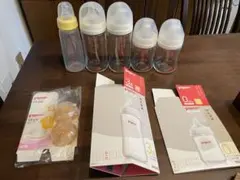 哺乳瓶 母乳実感 ガラス　プラ　乳首　m　s　240ml 160ml 200ml