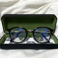 zoff メガネ 度あり －両目5.0 ブルーライトカット ケース付き