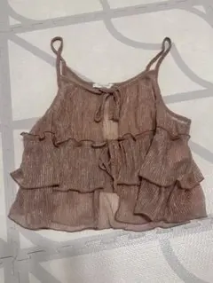 【FREAK’S STORE】 シアーラメプリーツビスチェのサムネイル