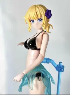 創彩少女庭園佐伯リツカ 水着 ヘアアレンジver塗装完成品+ウルフレイヤー