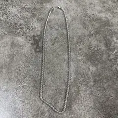 シルバー ツイストチェーン ネックレス