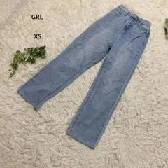 グレイル　デニムパンツ ジーンズ　ジーパン　ストレート　ウォッシュ加工　XS