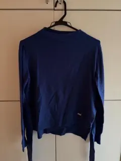 BLUE LABEL CRESTBRIDGE 青 カシミヤ混ニットセーター 38