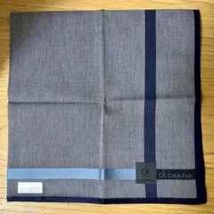 【新品未使用】 CK カルバンクライン ハンカチ メンズ ビジネス ブルー系