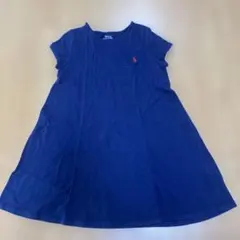 Polo Ralph Lauren ネイビー 半袖ワンピース 5 110cm