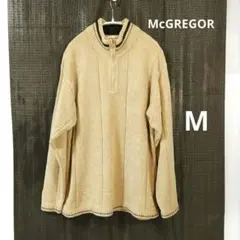 McGREGOR✨ベージュ ハイネックニット ジッパー付M