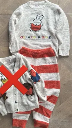 GELATO PIQUE ミッフィー柄ルームウェア2点セット