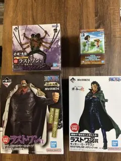 ワンピース一番くじ　ラストワン3体セット　おまけ付き