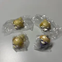 お茶犬　カプセルトイ　ガチャガチャ　4個セット