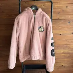 GALFY ピンク フード付き ファージャケット