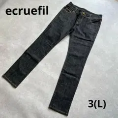 ecruefil ローライズ スキニーデニムパンツ ブラック サイズ3 (L)のサムネイル