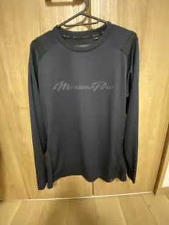 ミズノプロ 限定ロングTシャツ　ネイビー　M