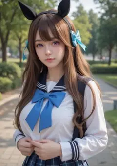 Y9217 A4 ポスター 夏目彩音 コスプレ 水着 綺麗 アート 美人