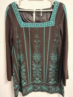 美品☆GRACE CONTINENTAL 刺繍ワンピース36サイズ