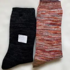 メンズ 暖かソックス 25-27cm 日本製 厚手 2足セット あったか 靴下