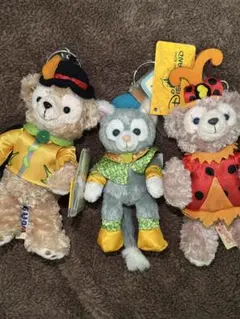 香港ディズニー　2016ハロウィン ダッフィーフレンズ ぬいぐるみキーホルダー