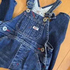 ミキハウス　DOUBLE.B デニムオーバーオール M