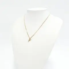 Fendi Fロゴ ネックレス ストーン付き