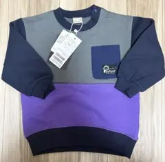 期間限定セール❗️新品 petit main プティマイン 裏起毛トレーナー 90