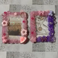 ホイップデコ　ピンク&紫　紫　2点セット