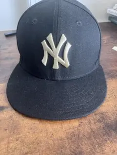 ニューエラ　ヤンキース 黒キャップ
