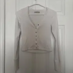 Abercrombie 長袖　vネック　y2k海外