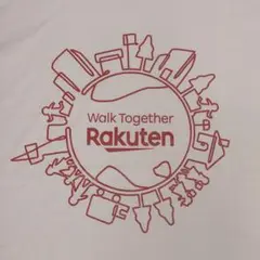 Walk Together　Rakuten　楽天Tシャツ　企業ロゴ