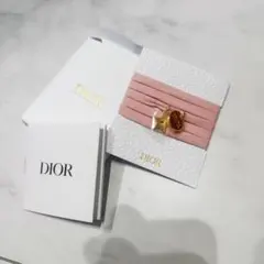 ディオール　ノベルティ　チャーム付きリボン　アクセサリー
