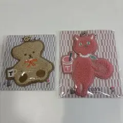 タリーズ　福袋　ベアフル （おすわり）ミャラウィ サガラ刺繍チャーム　通販限定のサムネイル