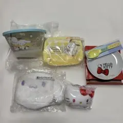 サンリオ　当たりくじ4点/皿/スプーン　まとめ売り