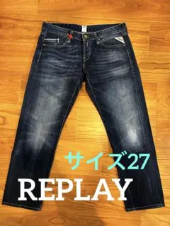 REPLAY スリムフィットデニム 27サイズ ダークブルー