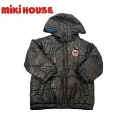 DOUBLE.B 黒 フード付きダウンコート90