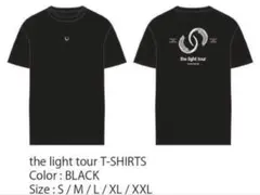 the light tour T-SHIRTS ブラック XL