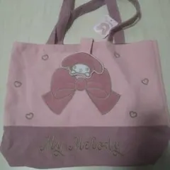 マイメロディ トートバッグ コーデュロイ トート バッグ マイメロ