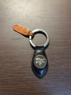 イルビゾンテ キーリング ブラック 本革 牛革