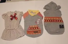 新品未使用 犬服 ドッグピース他 ３着 セット SS