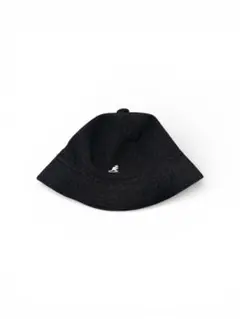 【美品】KANGOL バケットハット 黒 フリース